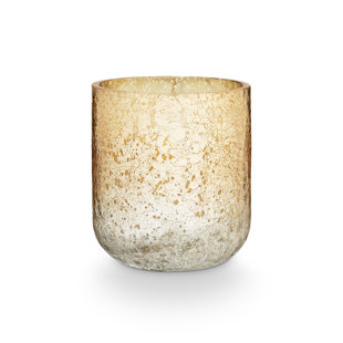 Tag 3-Wick Emerald Jar Candle, Dark Amber & Charred Birch, Size: Approximately 4 x 3.25 x 4, Green
