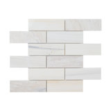Auralie Subway 12 in. x 12 in. Polished Marble Mosaic Floor and Wall Tile