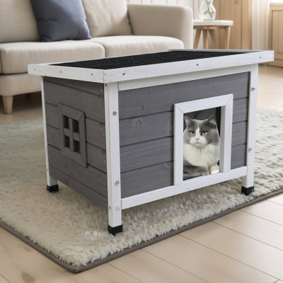 Small Pet House - With Removable Floor For Easy Maintenance 100% Natural Wood Rabbit Your 'S Comfort And