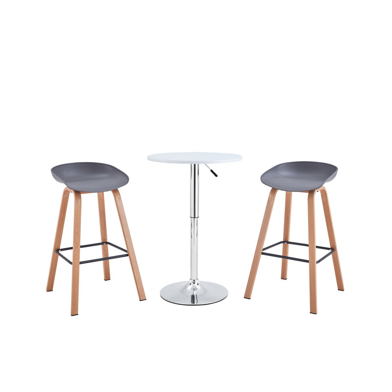 Imants Counter Stool with Metal Frame, Grey