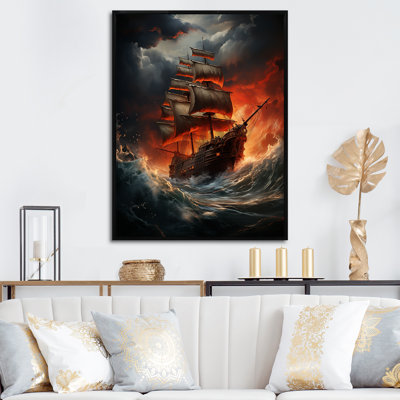 Pirate Captains Portrait " Pirate Crimson Horizon "