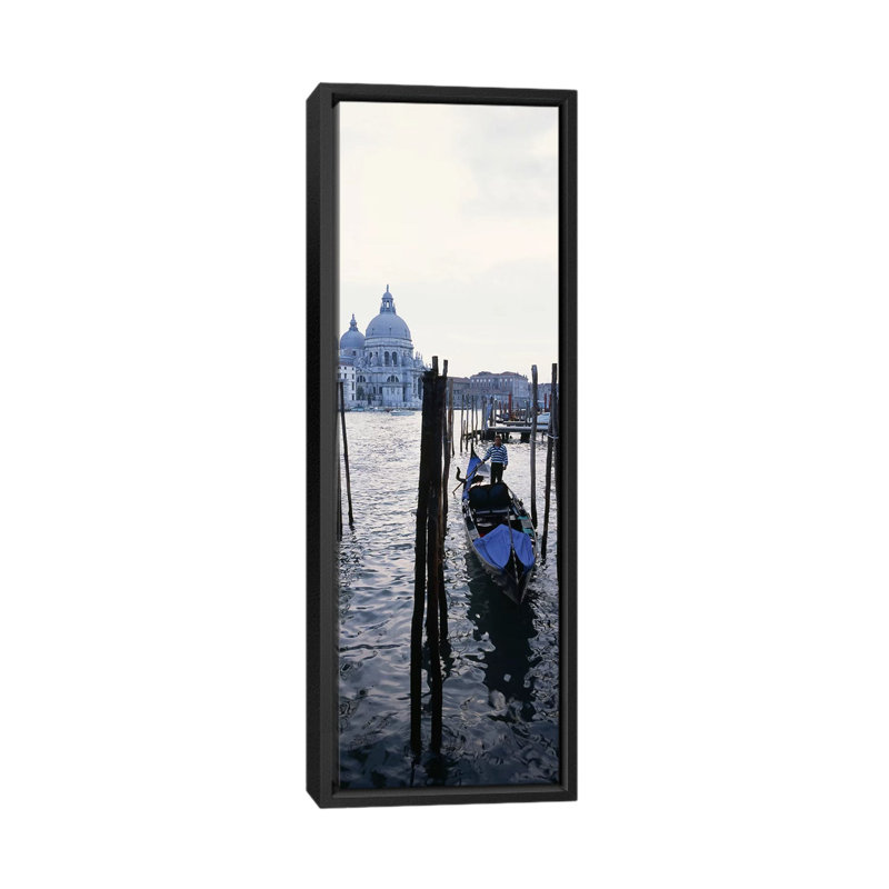 Reproduction d’art sur toile tendue santa maria della salute, venice, italie, H 48 po x l 16 po x P 1,5 po