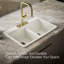 Riverby 33 In. Top-Mount Double-Bowl Kitchen Sink-1017940968-1017940970-1035019190