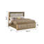 Lit plateforme tapissier avec rangement Coutee-599525767
