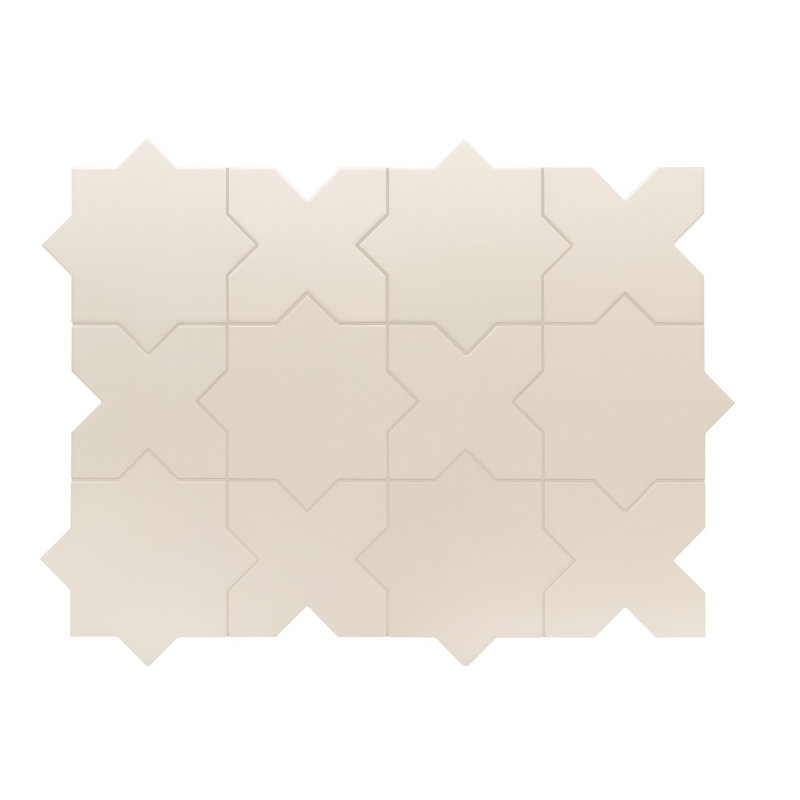 Porto Star+Cross 6.1 in. x 11.9 in. Porcelain Wall and Floor Tile (10.54 Sq. Ft. / Case), Taupe