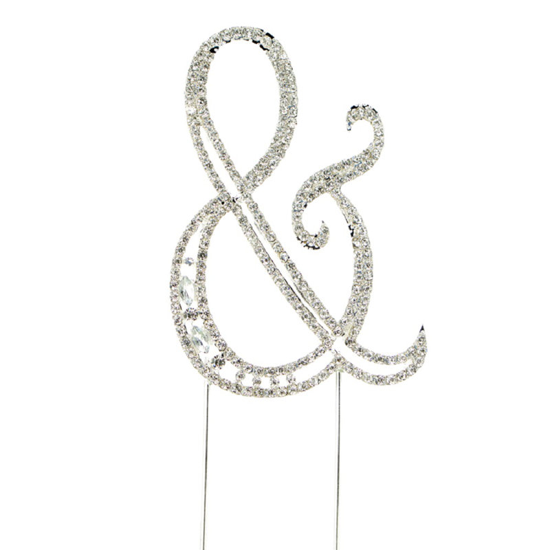 Surmatelas à gâteau & rhinestone, Argent