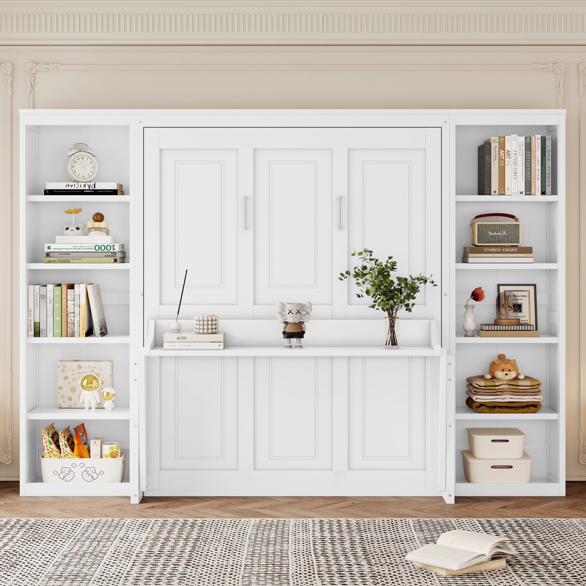 Red Barrel Studio Murphy Bed With Bookshelf - Wayfair Canada