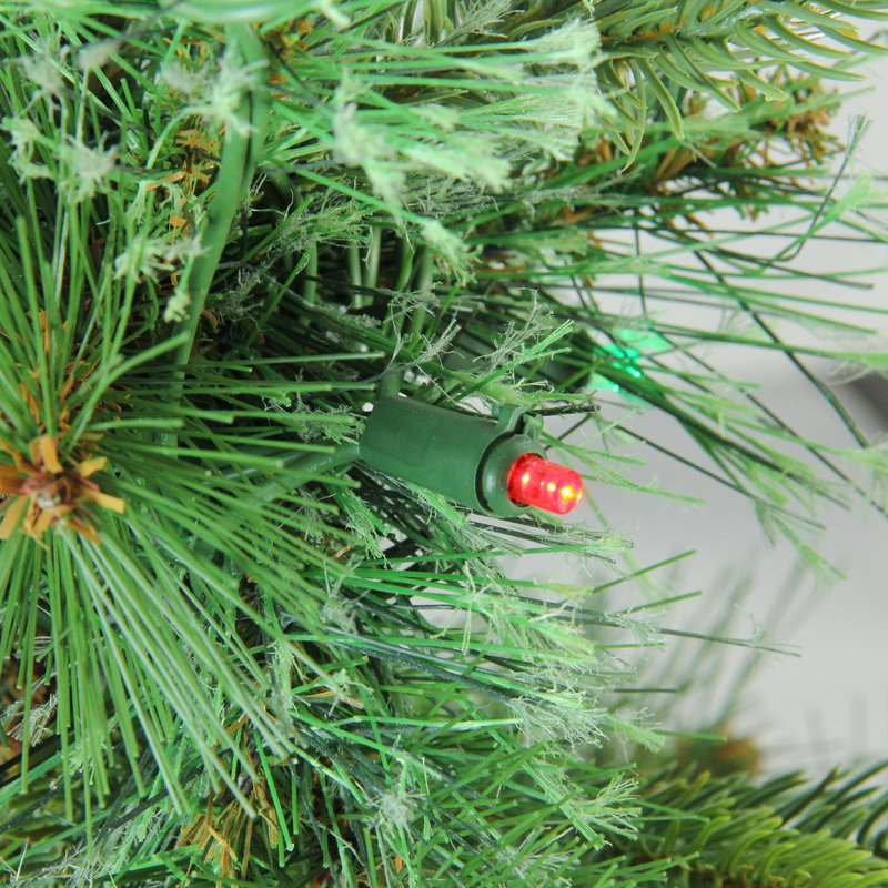 Arbre de Noël artificiel pin pré-éclairé pré-éclairé avec cachemire Ashcroft