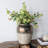 Round Sienna Brown Ceramic Accent Vase-92256696