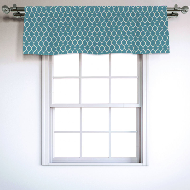 Sateen Ruffled Window Valance
