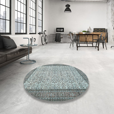 Gris/Tapis décoratif floraux Anthony