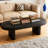 Modern Oval Fluted Coffee Table-1128256190