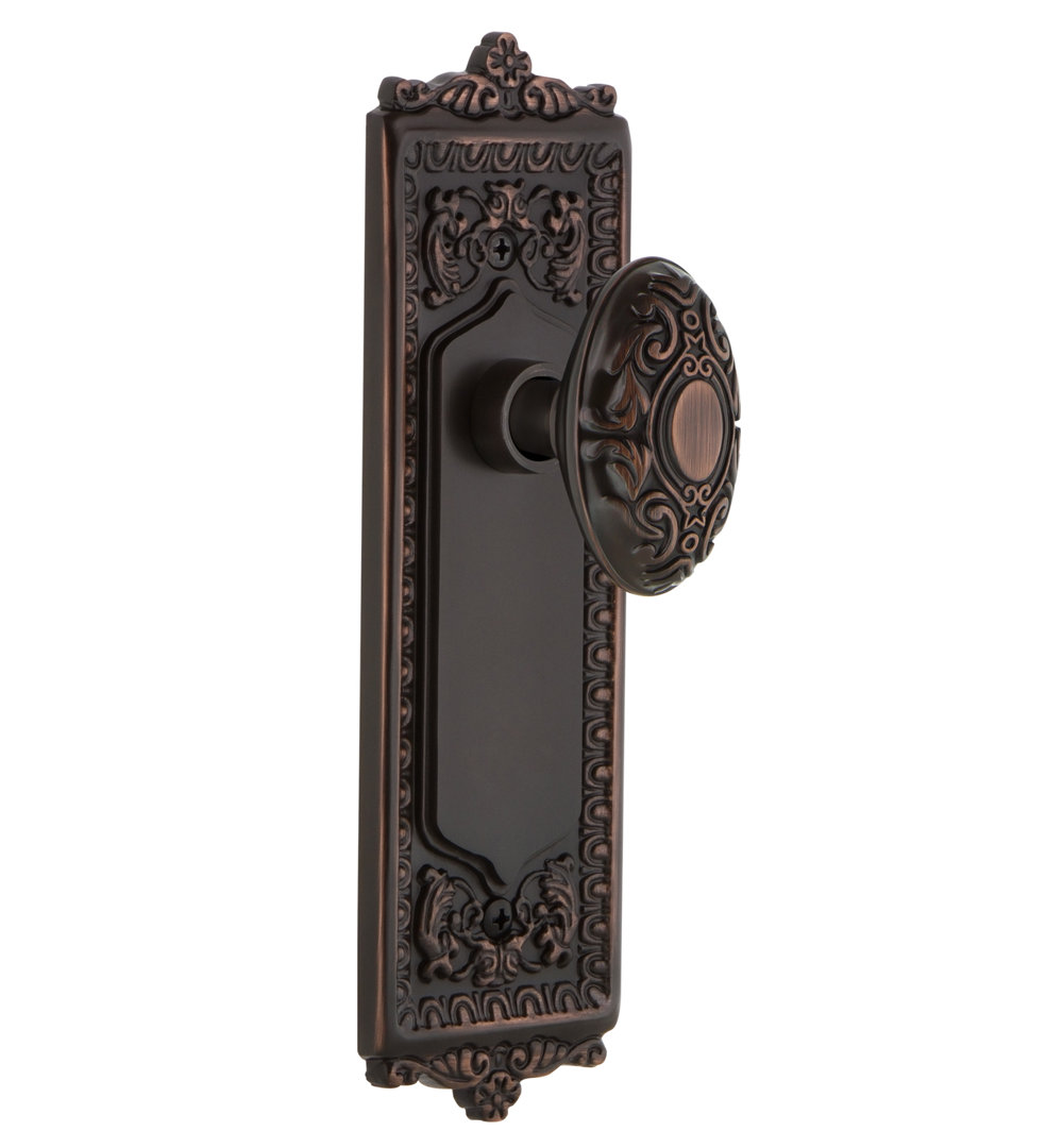 Egg & Dart Plate with Victorian Door Knob Nostalgic Warehouse 