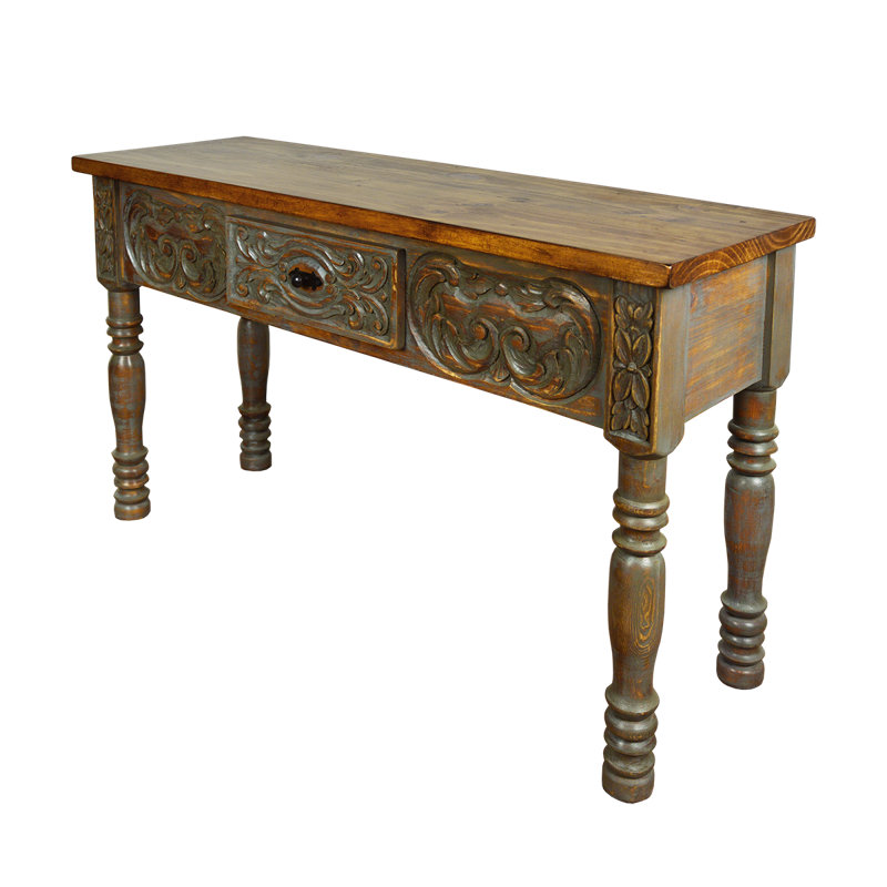 Rustic Laurel Console
