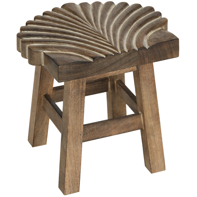 Tabouret décoratif en bois massif theodora