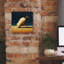 «Yoga Chick Downward Dog Split» par Lucia Heffernan, reproduction sur toile tendue-88010189