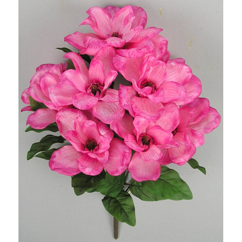 Douille de fleurs artificielle magnolia, Rose