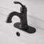 Robinet pour salle de bain à poignée simple avec drain-95166386
