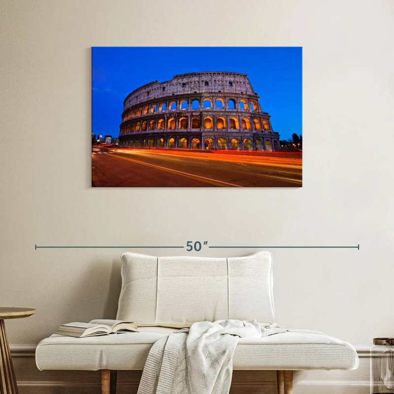 Nicci Dusk Over Colosseum, H 26 po x l 39 po