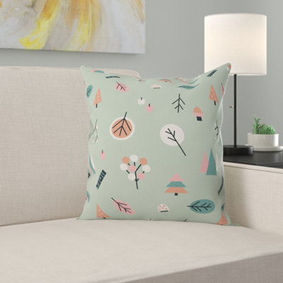 Coussin décoratif forêt scandinave summer mareike boehmer