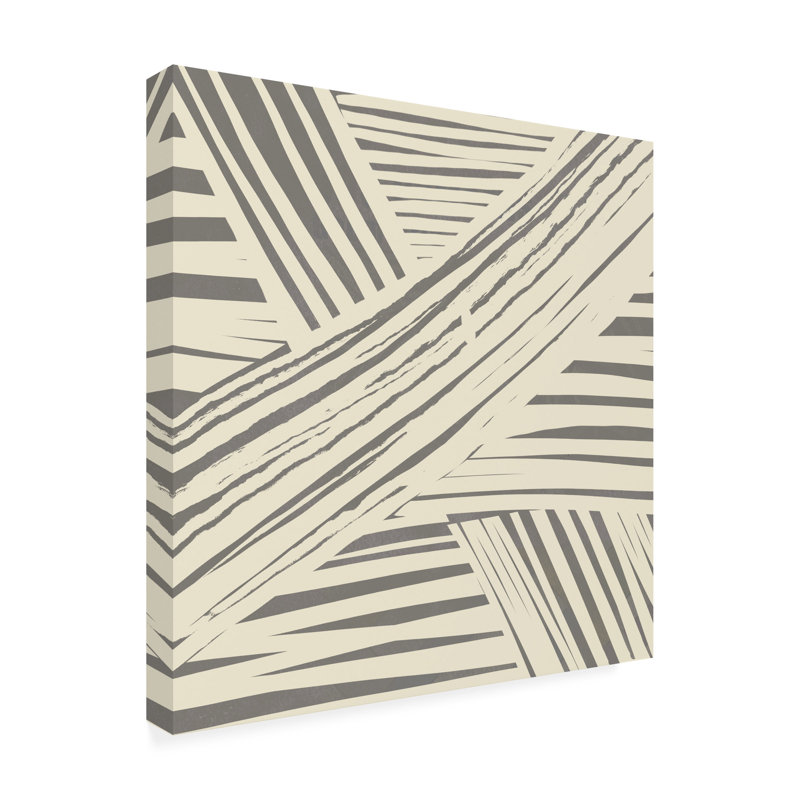 Art sur toile à rayures diagonales bolognaise, petit dogue bolologien, H 14 po x l 14 po