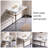 Console Bathroom  Vanity Set,Wall-Mounted Ceramic Vanity & Freestanding Stainless Steel Support Legs-1042188059-1051055673-1042702385