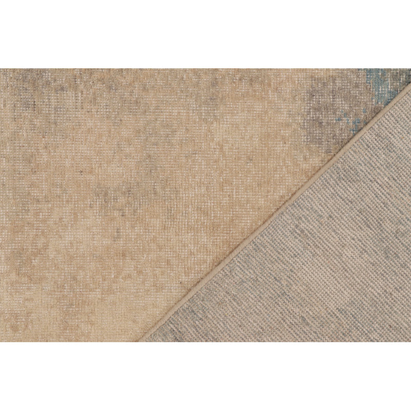 Distressed Homage Wool Abstract Area Rug, Rectangle 8' x 10'