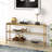 Alexis 55" Wide Rectangular Console Table in Brass-799960217-792425766