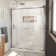 Duet Plus 56" - 60" W x 72" H Double Sliding Semi-Frameless Shower Door