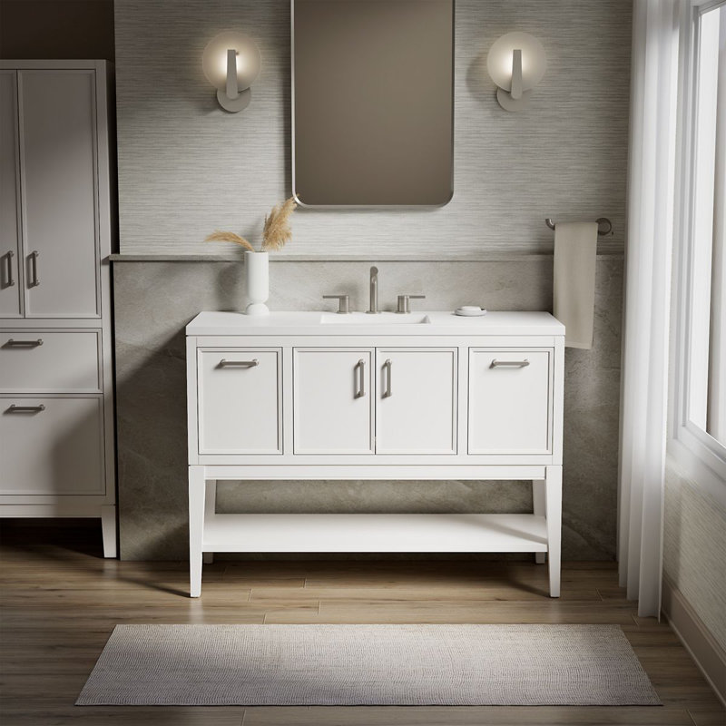 Ensemble de meuble-lavabo 48 po WinNow, Blanc