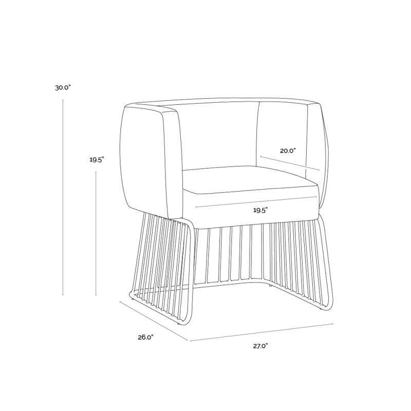 Directions Upholstered Arm Chair, Green