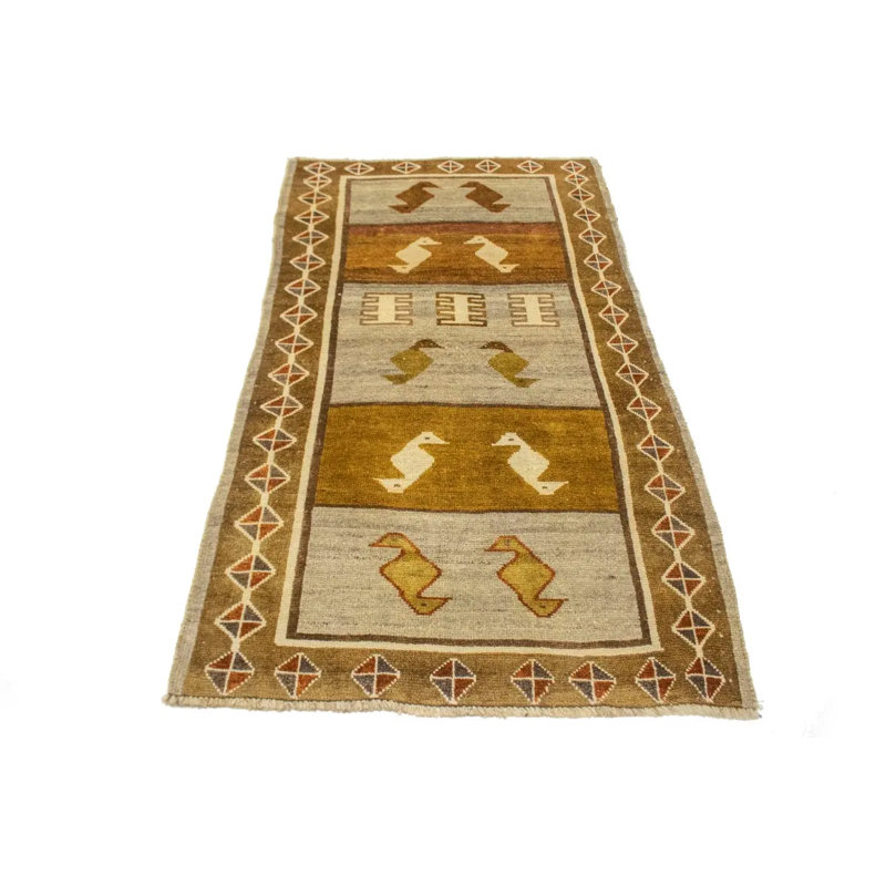 Tapis oriental multicolore 3 pi 6 po x 6 pi 3 pi