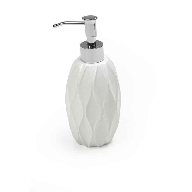 Distributeur de savon / lotion blanc Wave, Blanc