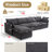 Merchelle 130"W Modular Setional, RAF, LAF, Sofa Set-90605462