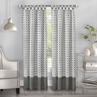 Abbieleigh Semi Sheer Curtain Single Panel