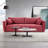 Vicente 85'' Modern Fabric Upholstered 3-Seater Sofa-277823423