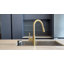 Robinet de cuisine rétractable à poignée simple avec accessoires-74861871
