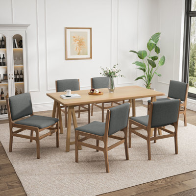 Ibette 7-Piece Upholstered Dining Set