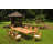 Nautilus 10 - Person Teak Wood Patio Dining Set with Rectangular Table-1211881411-1288942855