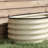 3.5' X 2' 1.4' Galvanized Raised Garden Bed, Cream. Metal Elevated Planter With Border. Ideal For Planting Flowers, Herbs & Veggies. Self-Draining. Steel Structure. 41.25" L 23.5" W 16.5" H Bed In