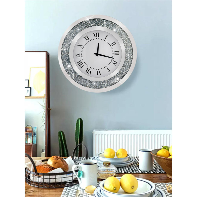 Meghann Metal Wall Clock, 20'' H x 20'' W x 1.5'' D