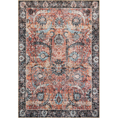 Maysn Performance Chenille Floral Indoor Rug