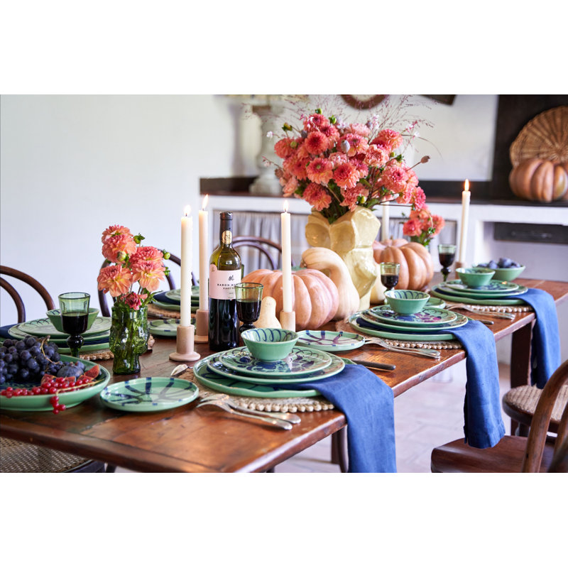 Amalfi Dinner Plate - 10.6", Green