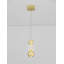 1 - Light Gold LED Unique/Statement Pendant