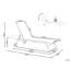 Heidimarie 198cm Long Reclining Single Sun Lounger