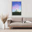 Cadre flottant avec palmiers, coucher de soleil à phuket, conception de Courtney Haley-970500544-970500545