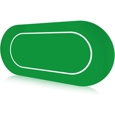 GSE 70"x35" Casino Card Game Layout Mat with Carrying Bag. Poker Tabletop Mat for Casino Game Night