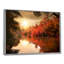 Paysage, coucher de soleil sur une rivière, photographie sur toile-613875760-613875714-546532804