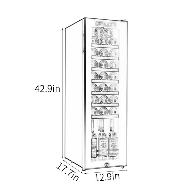 Petite armoire à vin vin rouge