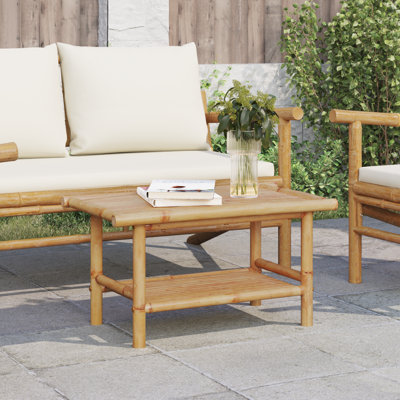 Alarise Solid Wood Four Leg Coffee Table